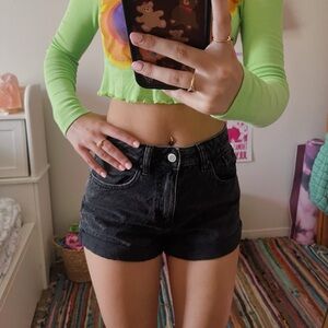 Pacsun Denim Mom Shorts